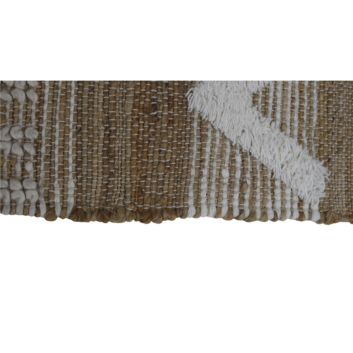 Tappeto Home ESPRIT Bianco Marrone Boho 75 x 175 x 1 cm